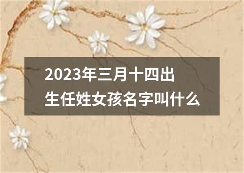 2023年三月十四出生任姓女孩名字叫什么
