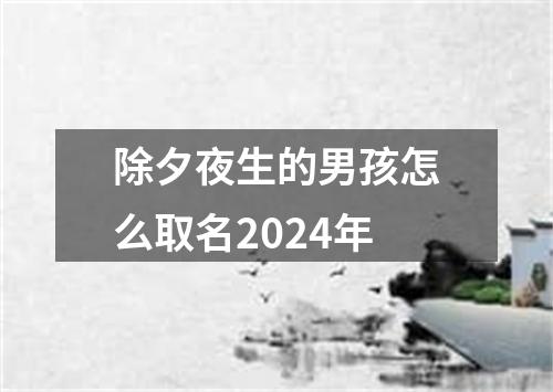 除夕夜生的男孩怎么取名2024年