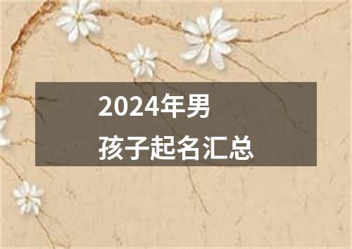 2024年男孩子起名汇总