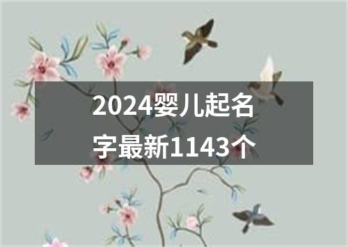 2024婴儿起名字最新1143个