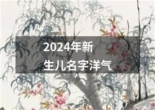 2024年新生儿名字洋气