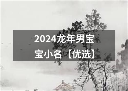 2024龙年男宝宝小名【优选】