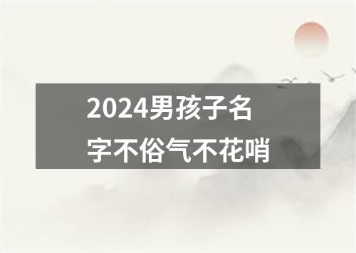 2024男孩子名字不俗气不花哨