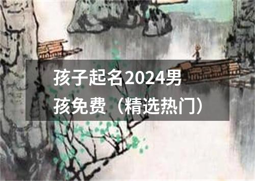 孩子起名2024男孩免费（精选热门）