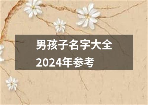 男孩子名字大全2024年参考