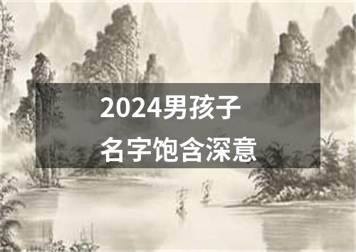 2024男孩子名字饱含深意