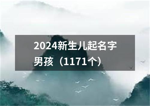 2024新生儿起名字男孩（1171个）