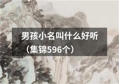 男孩小名叫什么好听（集锦596个）