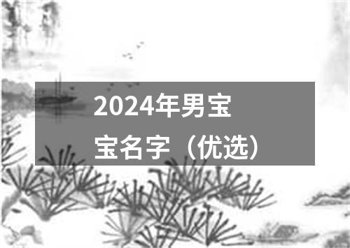 2024年男宝宝名字（优选）