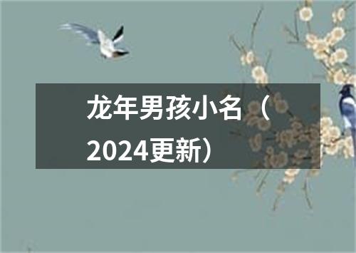 龙年男孩小名（2024更新）