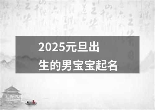 2025元旦出生的男宝宝起名