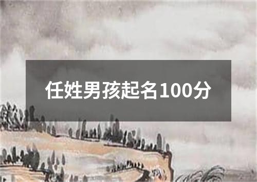 任姓男孩起名100分