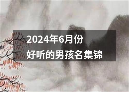 2024年6月份好听的男孩名集锦