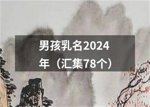 男孩乳名2024年（汇集78个）