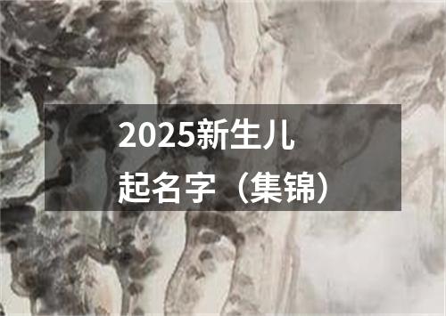 2025新生儿起名字（集锦）