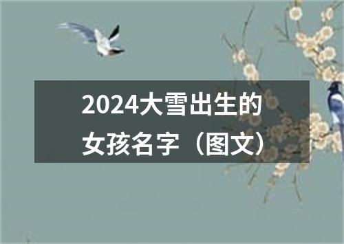 2024大雪出生的女孩名字（图文）