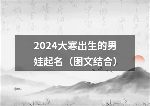 2024大寒出生的男娃起名（图文结合）