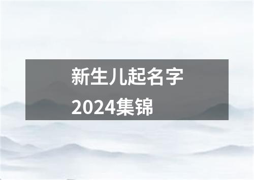 新生儿起名字2024集锦