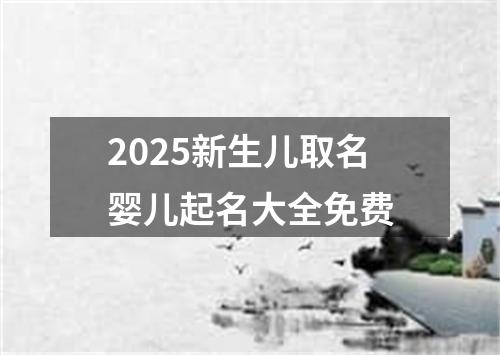 2025新生儿取名婴儿起名大全免费