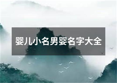 婴儿小名男婴名字大全