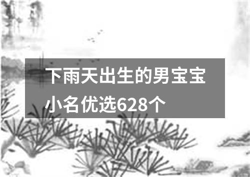 下雨天出生的男宝宝小名优选628个