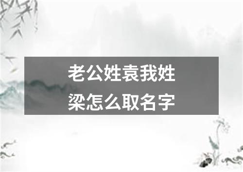 老公姓袁我姓梁怎么取名字