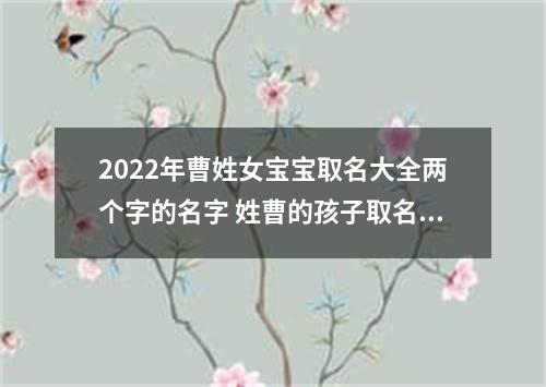 2022年曹姓女宝宝取名大全两个字的名字 姓曹的孩子取名女
