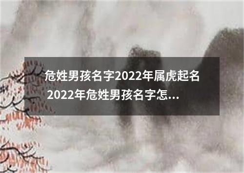 危姓男孩名字2022年属虎起名 2022年危姓男孩名字怎么起