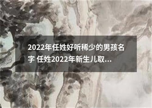 2022年任姓好听稀少的男孩名字 任姓2022年新生儿取名字
