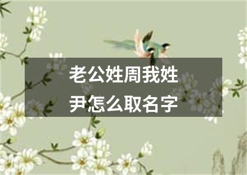 老公姓周我姓尹怎么取名字