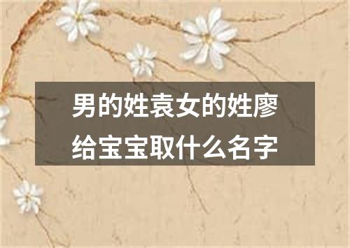 男的姓袁女的姓廖给宝宝取什么名字