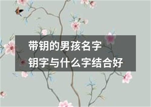 带钥的男孩名字  钥字与什么字结合好