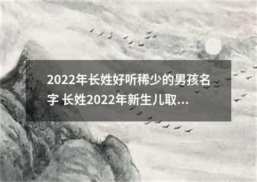 2022年长姓好听稀少的男孩名字 长姓2022年新生儿取名字