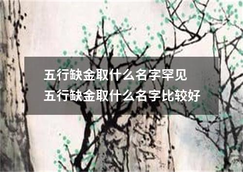 五行缺金取什么名字罕见 五行缺金取什么名字比较好