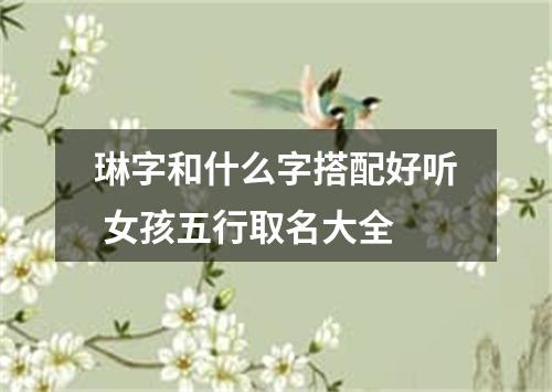 琳字和什么字搭配好听 女孩五行取名大全