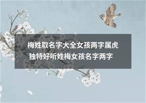 梅姓取名字大全女孩两字属虎 独特好听姓梅女孩名字两字