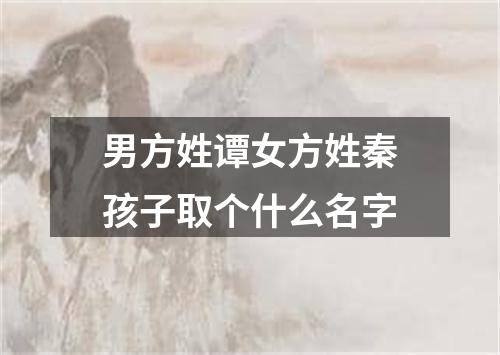 男方姓谭女方姓秦孩子取个什么名字