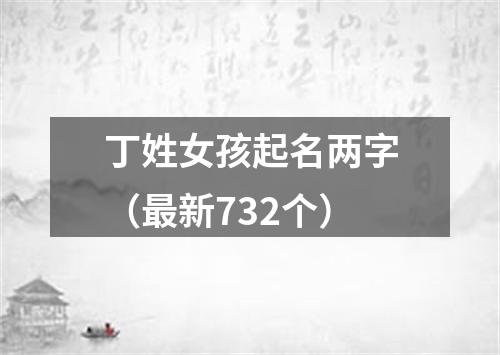 丁姓女孩起名两字(最新732个)
