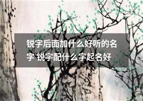 锐字后面加什么好听的名字 锐字配什么字起名好