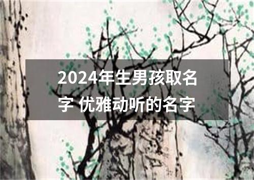 2024年生男孩取名字 优雅动听的名字