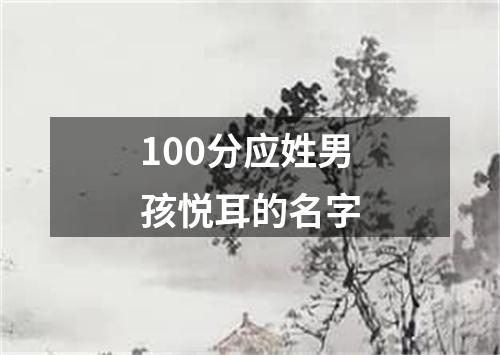 100分应姓男孩悦耳的名字