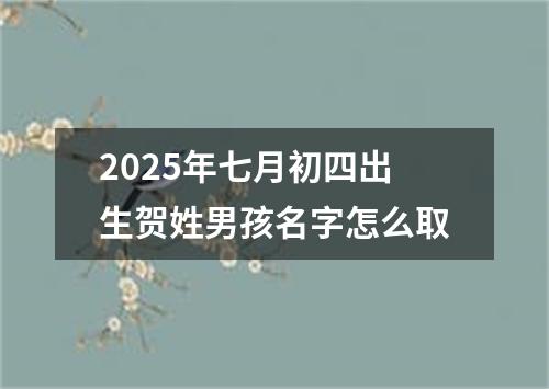 2025年七月初四出生贺姓男孩名字怎么取