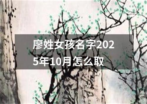 廖姓女孩名字2025年10月怎么取