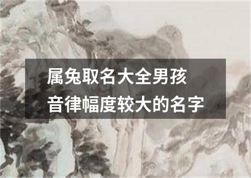 属兔取名大全男孩 音律幅度较大的名字