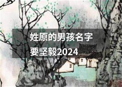 姓原的男孩名字要坚毅2024