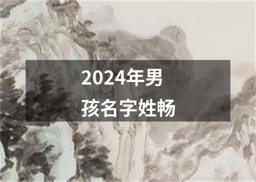 2024年男孩名字姓畅