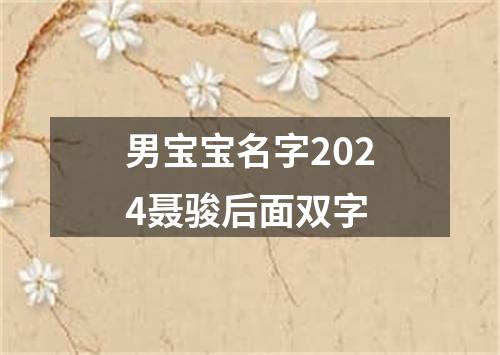 男宝宝名字2024聂骏后面双字