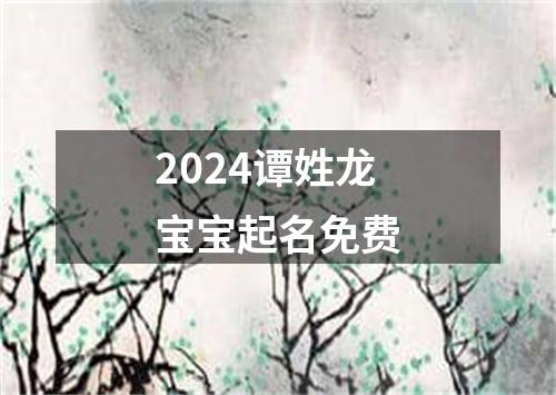 2024谭姓龙宝宝起名免费