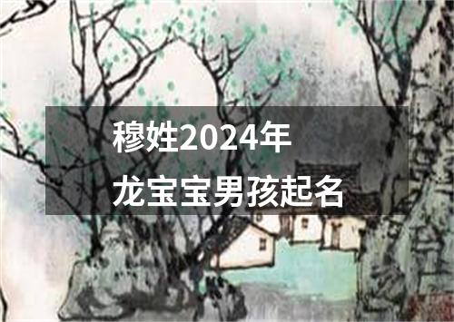 穆姓2024年龙宝宝男孩起名