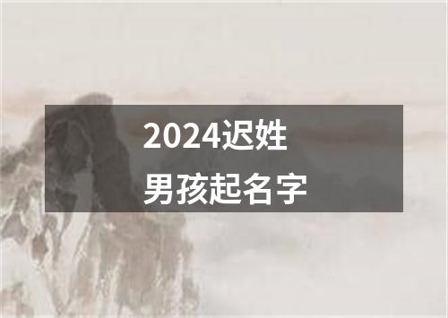 2024迟姓男孩起名字